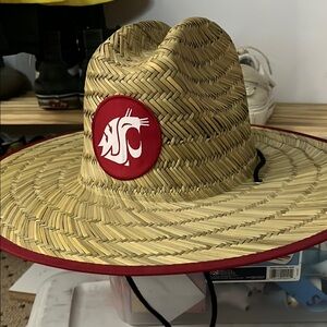 WSU Cougars Graphic Straw Hat